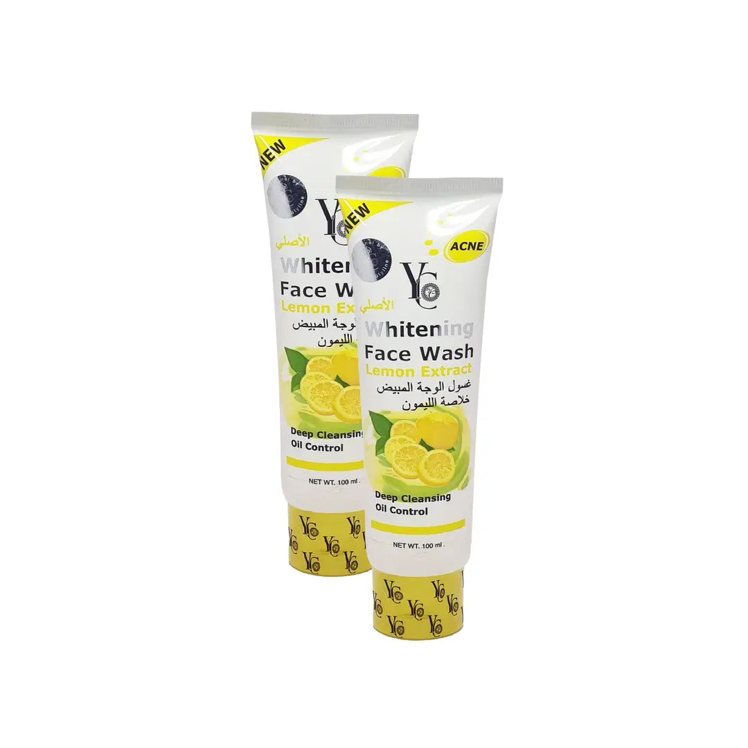 YC Whitening Lemon Face Wash - Pack Of 2 (100ml)