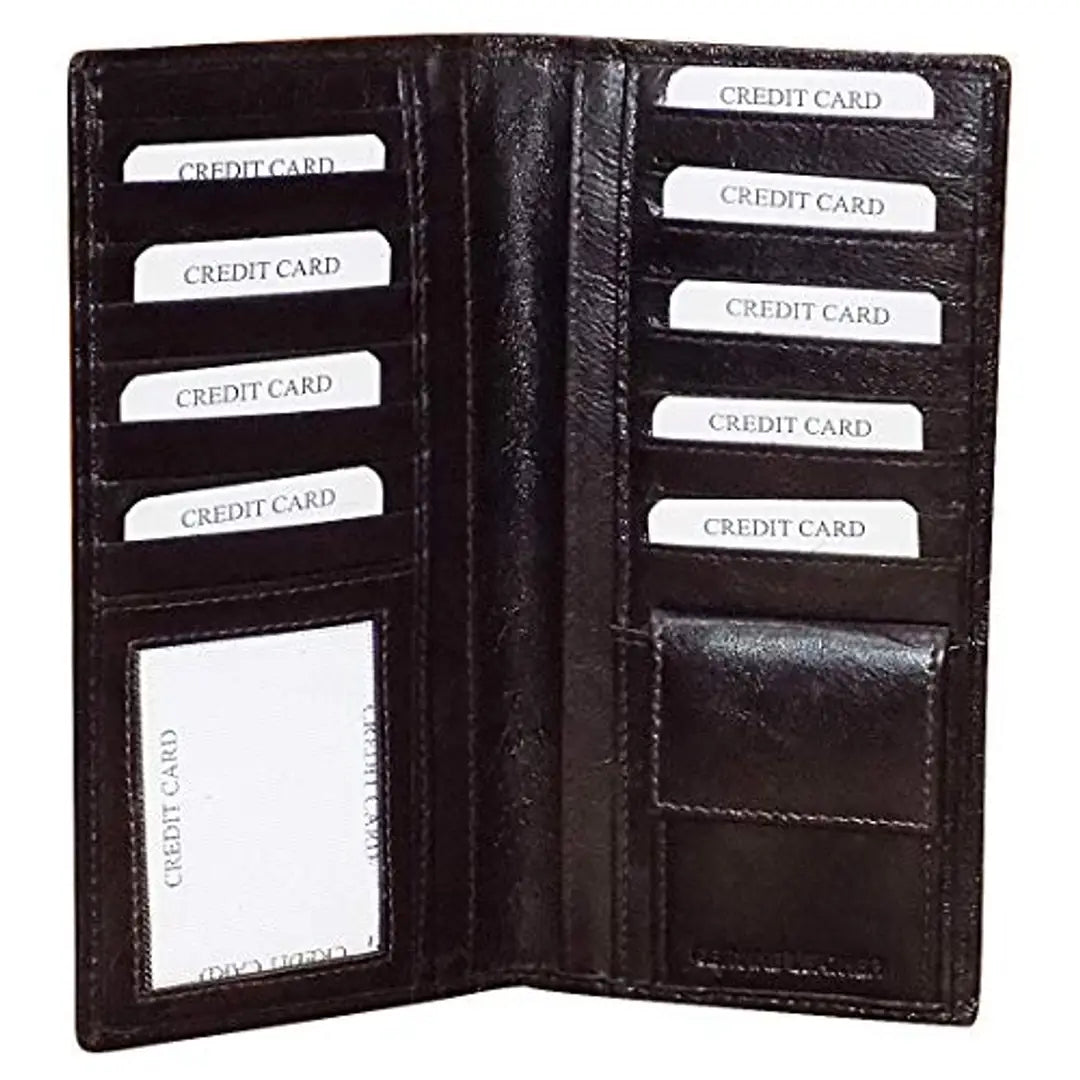 Style Shoes Black Smart and Stylish Leather Card Holder