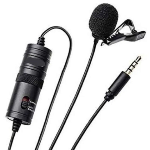 Auto Ryde BOYA BY-M1 3.5mm Electret Condenser Microphone with 1/4 inch Adapter