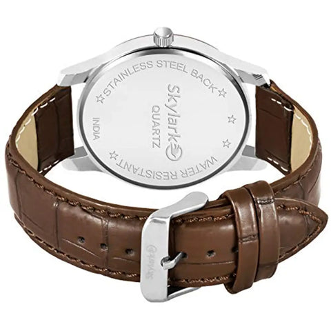 Skylark Analog Brown Dial Men's Watch-skyBrownkray