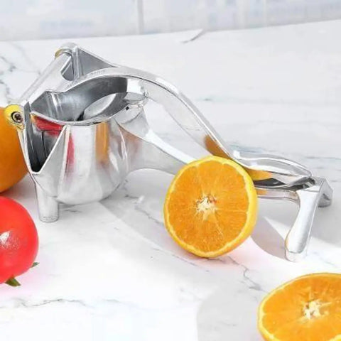 Aluminium Hand Juicer Aluminium Manual Instant Fruit Hand Juicer For Orange Lemon Lime Juice (Silver Pack of 1)