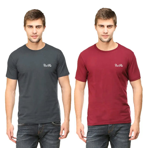 Cool Plus Men's T-Shirts Regular Fit Pack of 2
