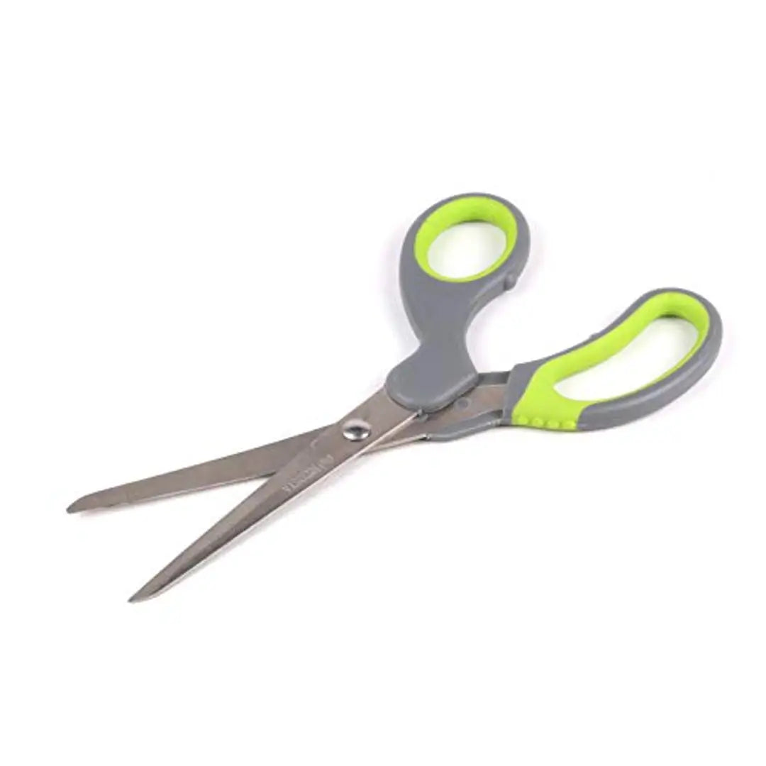 Nirosta Multipurpose Softgrip Kitchen Scissors, 19.5cm, Color Green & Grey