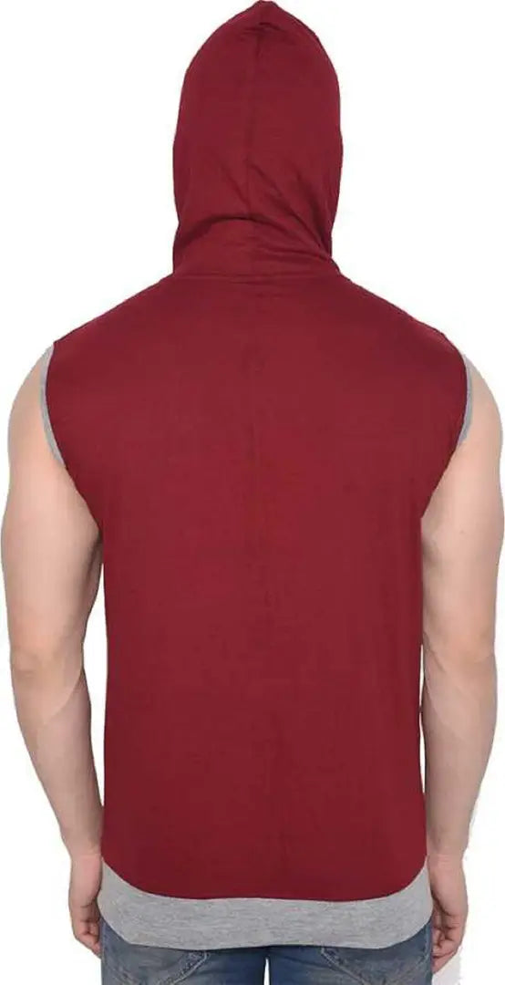 RiseMax Cotton Blend Cut Sleeve Round Neck Regular Fit T-Shirt for Men