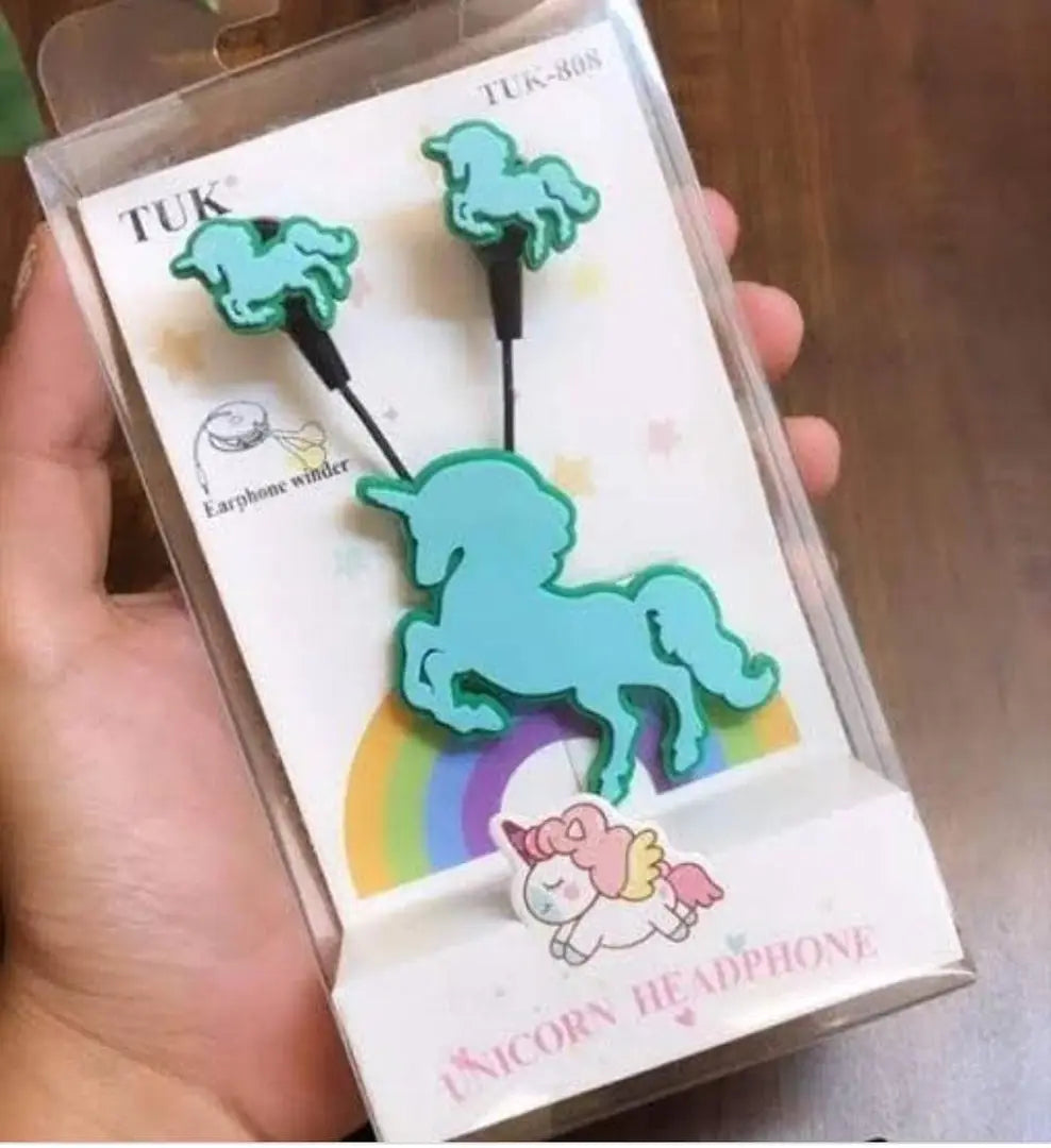 LJC Unicorn Earphones for Kids Built Material for Kids| Amazing Sound Quality