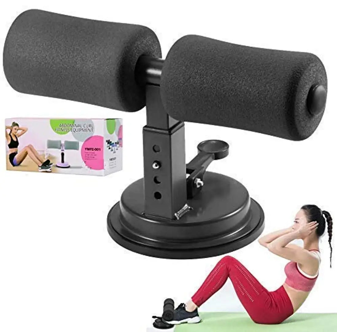 Sit Up Bar with Adjustable Self-Suction Portable Abdominal Situp Bar
