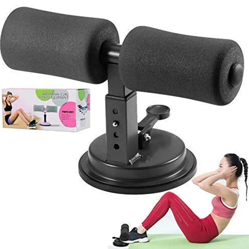 Sit Up Bar with Adjustable Self-Suction Portable Abdominal Situp Bar