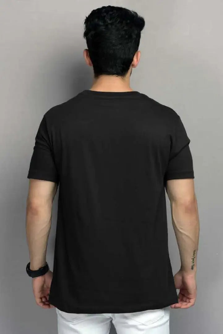 RiseMax Cotton Blend Half Sleeve Round Neck Regular Fit T-Shirt for Men