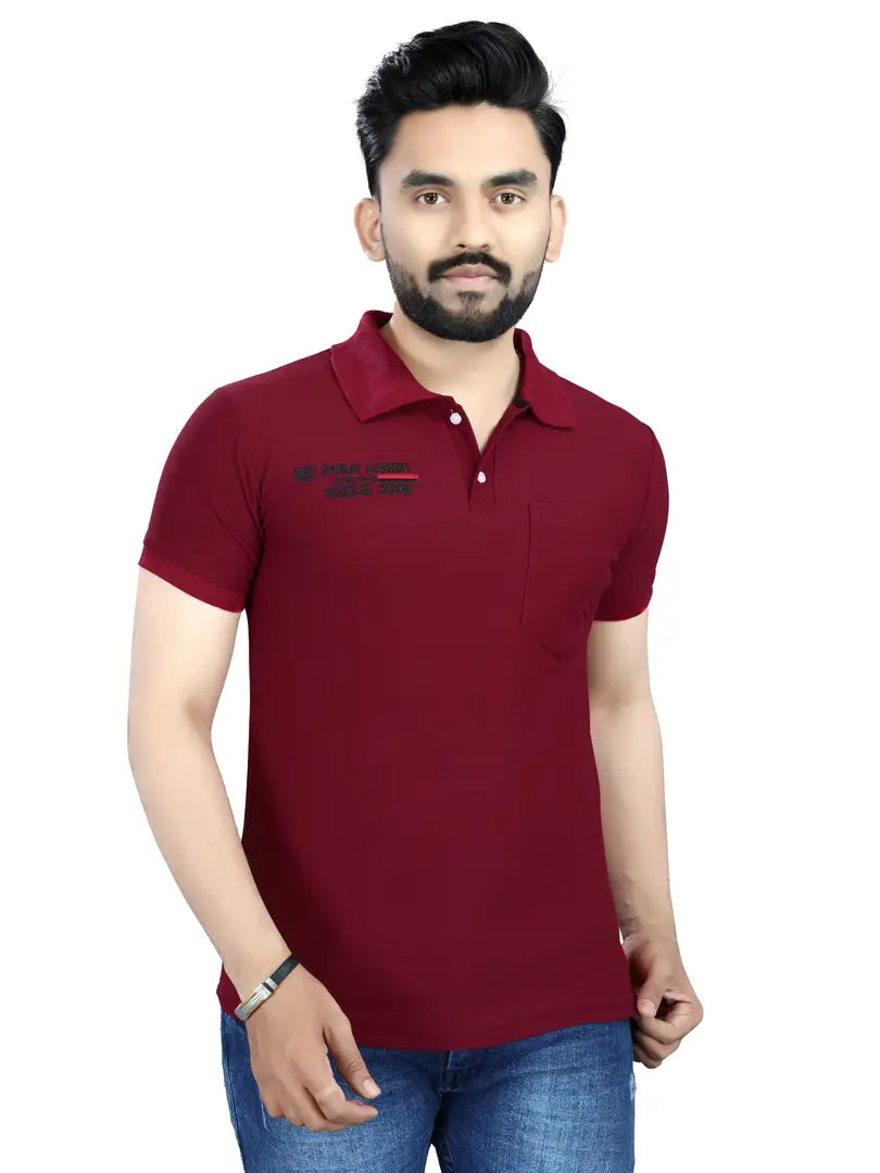 Stylish Fancy Polycotton Polos T-Shirts For Men