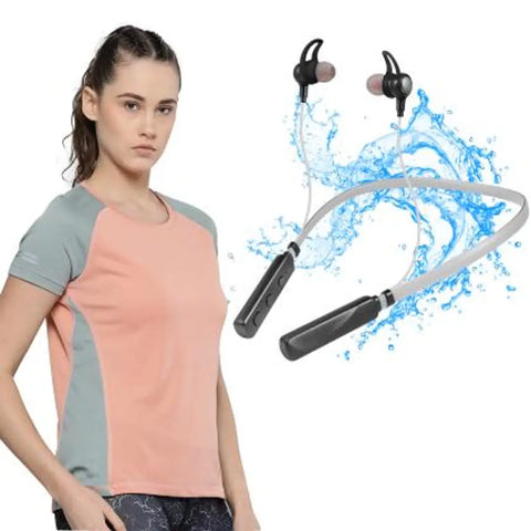 Stylish Black In-ear Bluetooth Wireless Headphones With Microphone