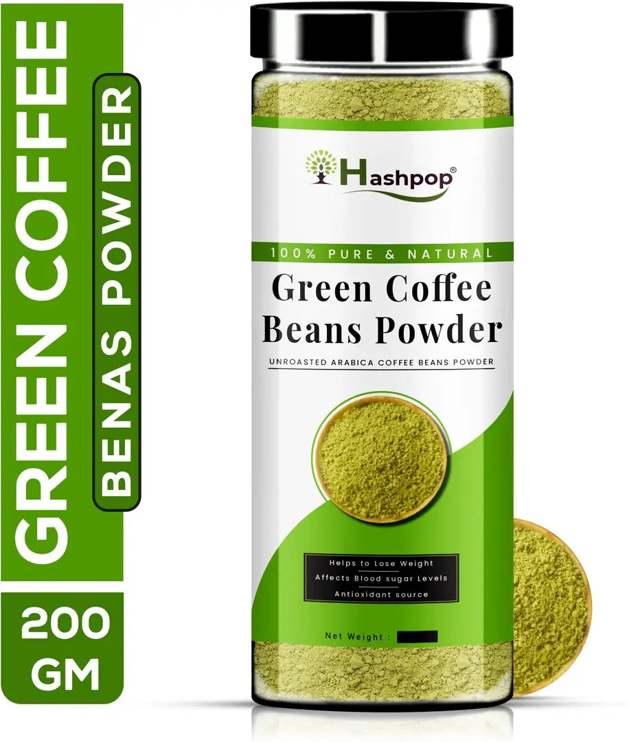 Green Coffee Beans Powder For Weight Loss Management Instant Coffee-200Gm