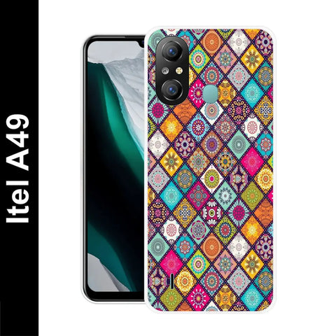 Designer Silicon Printed Mobile Covers For Intel A49