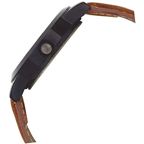 Happy Khajana H 161 Premium Range and Attractive Look  Brown Colour Dial  Brown Colour Genuine Leather Analog Watch for Men