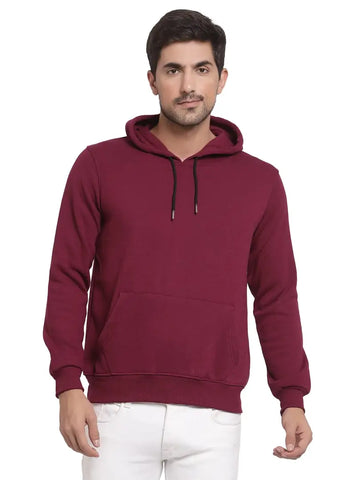 HEATHEX Men's Pullover EcoSmart Stylish Cotton Fleece Hooded Neck Sweatshirt