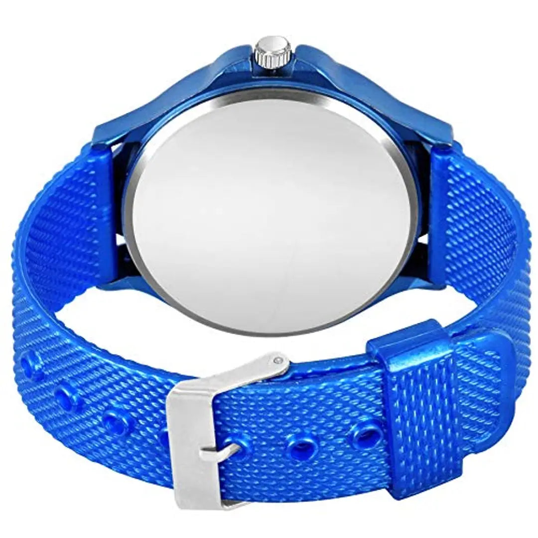 H 523 Premium Range and Attractive Look  Blue Colour Dial  Blue Colour PU Analog Watch for Men