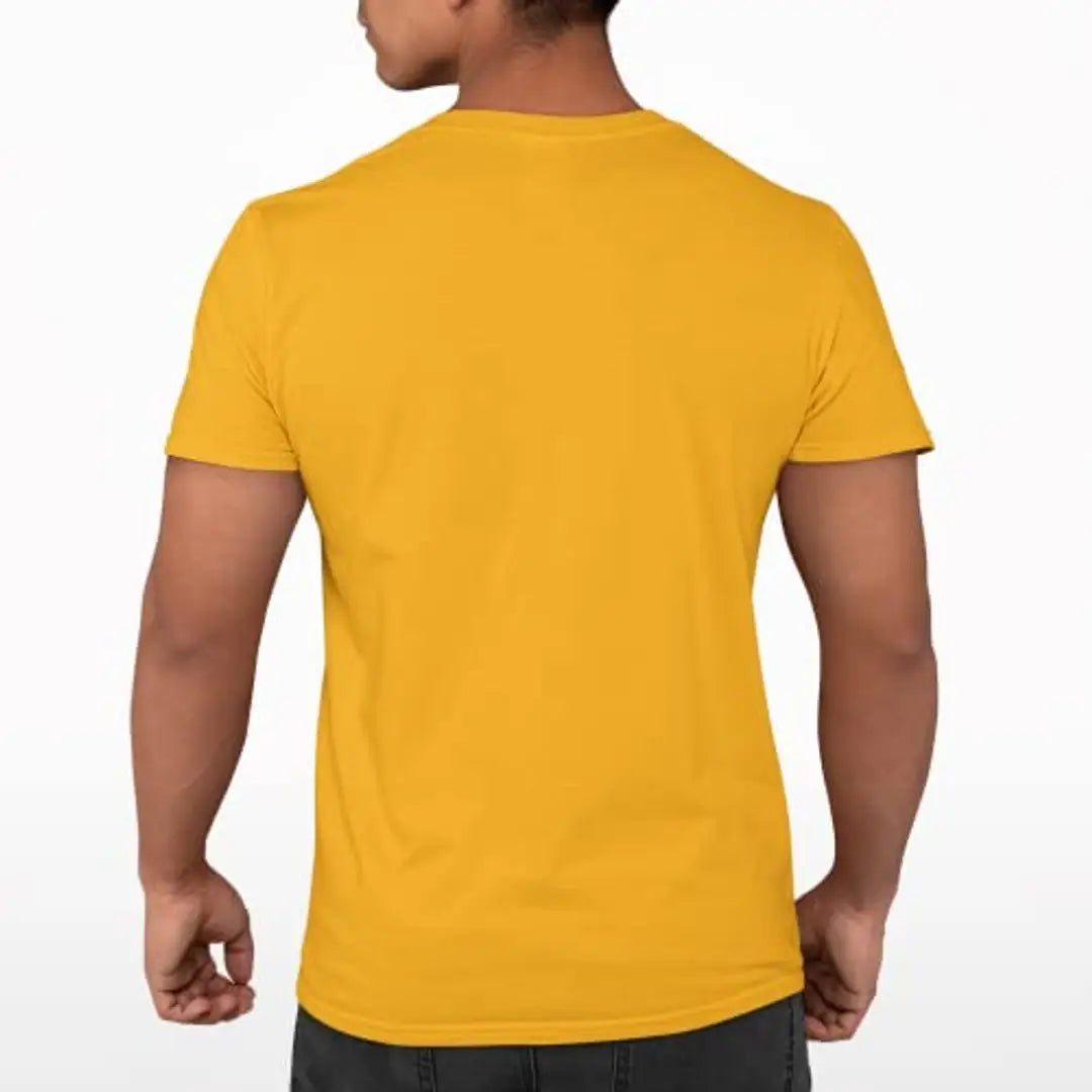 Take Break its Coffee time - Yellow - Printed t Shirt - Comfortable Round Neck Cotton.