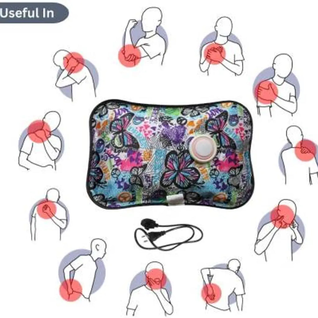 Electric Hot water Bag for Pain Relief, Muscle Pains (Empty Bag)