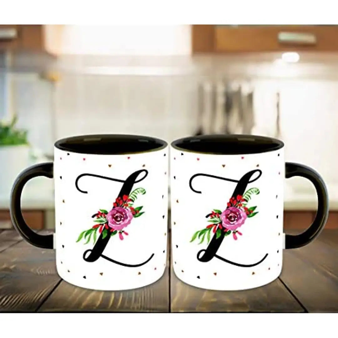 Whats Your Kick? (CSK) - Letter Y Name Initial Alphabet Inspiration Printed Black Inner Ceramic Coffee Mug and Tea Mug - Birthday | Anniversary (Multi 25)