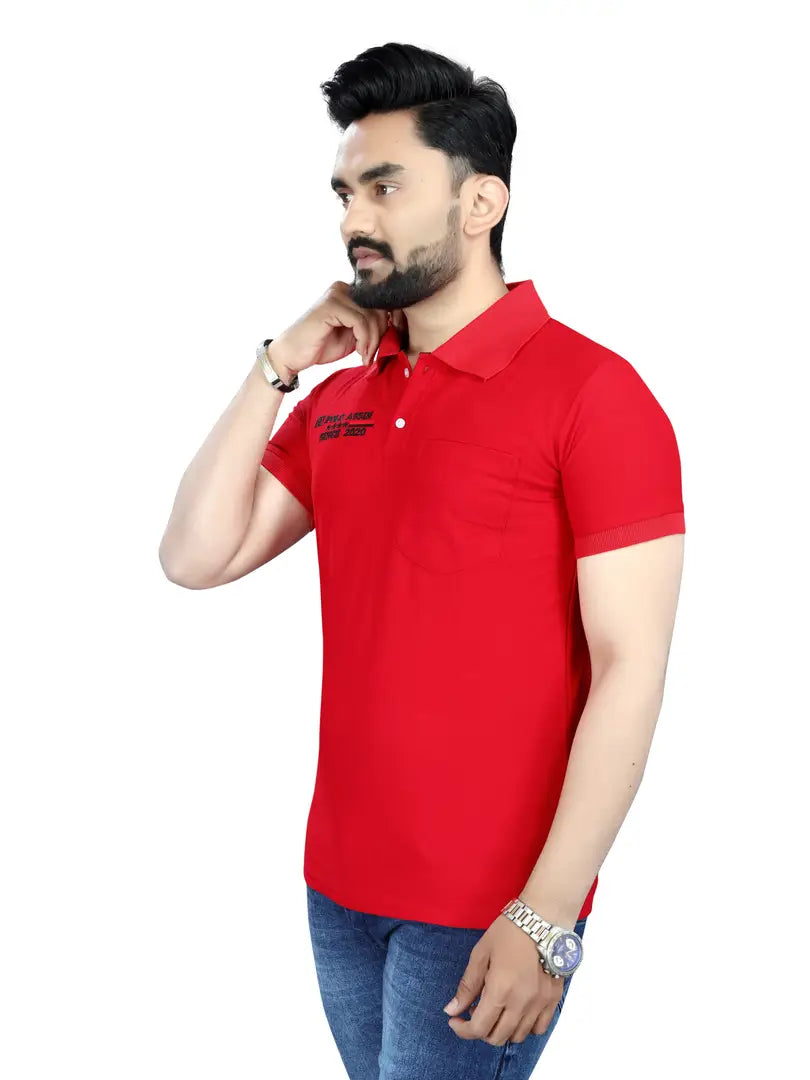 Stylish Fancy Polycotton Polos T-Shirts For Men