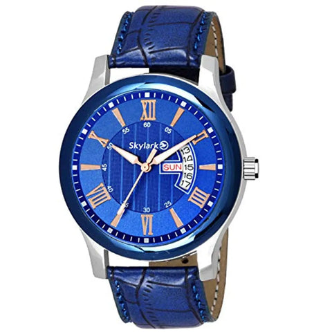 Skylark Analog Blue Dial Men's Watch-skyblueray