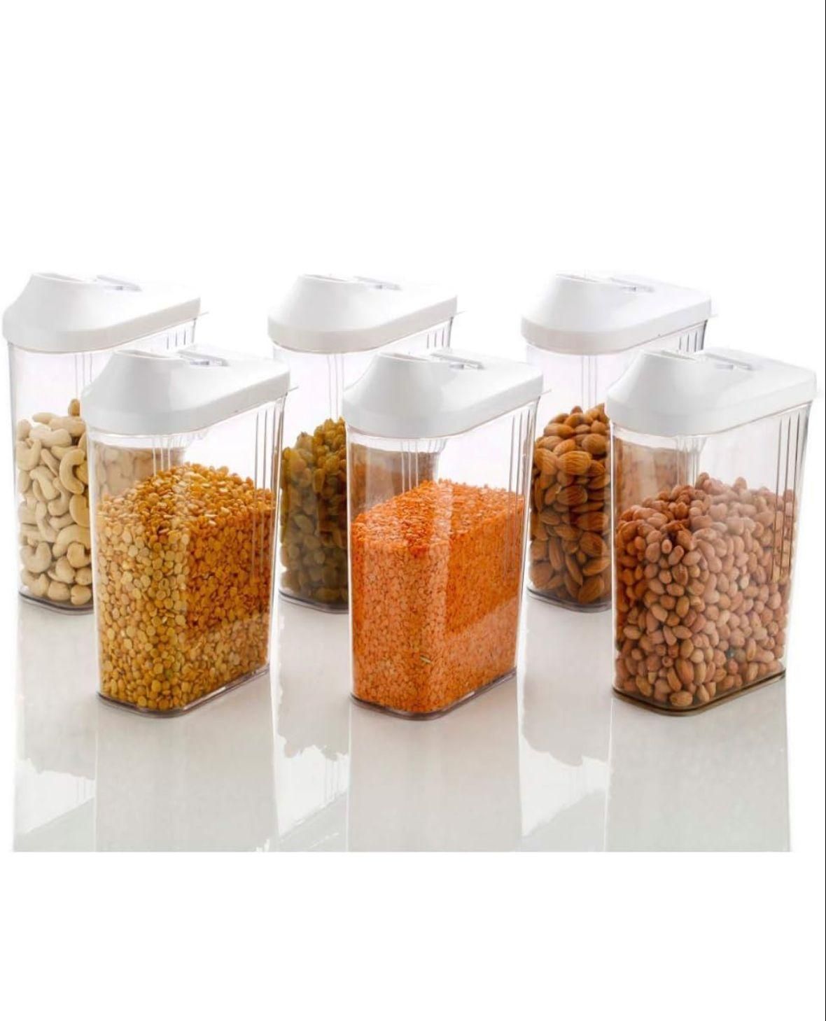 Food Storage Container (Pack of 6) As per color available