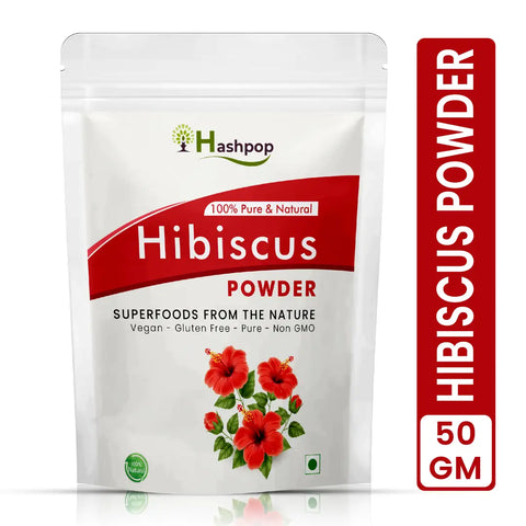 Hashpop Professional Hibiscus Powder 50Gm Pack Of 1