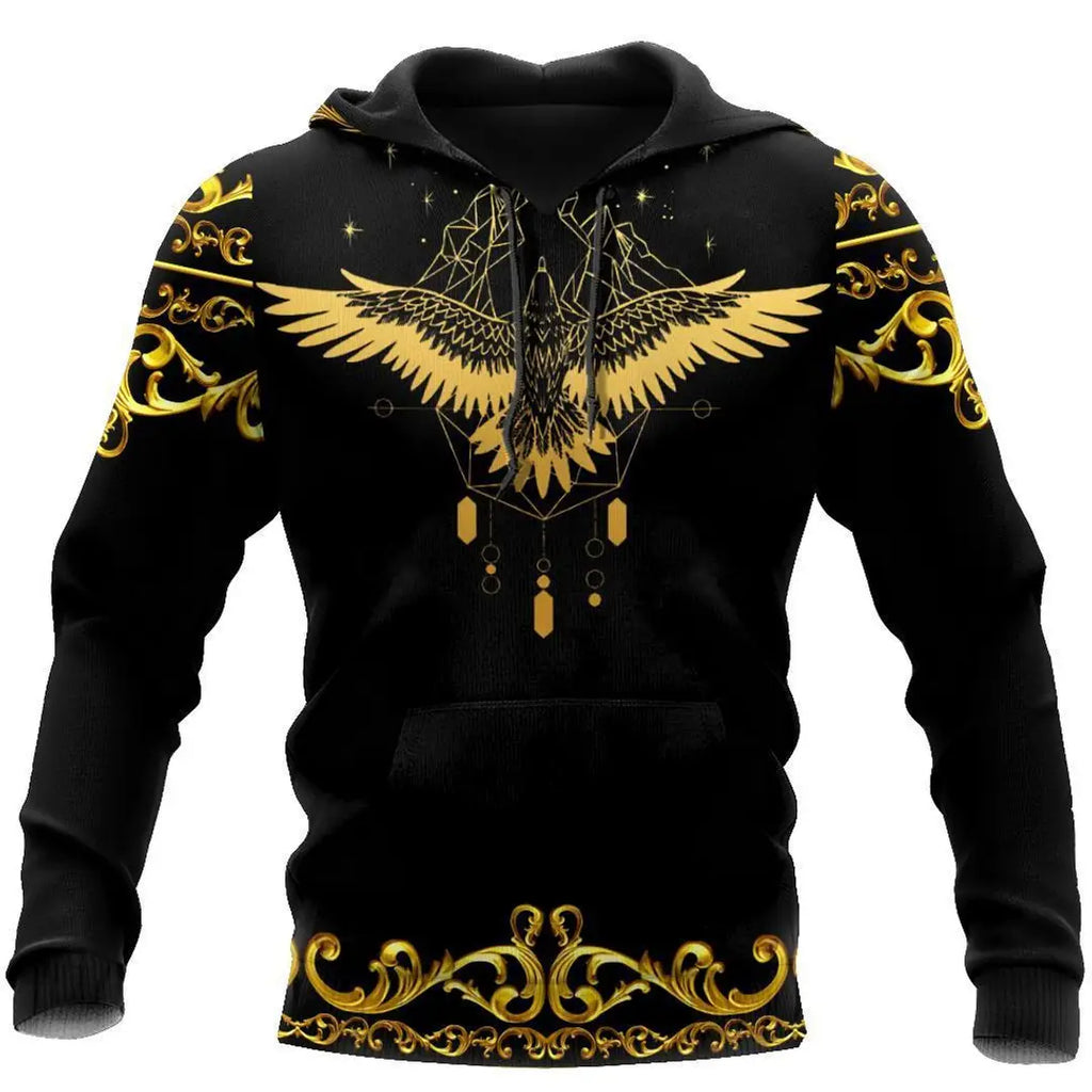 Trendy Men Polyester Printed Hoodies