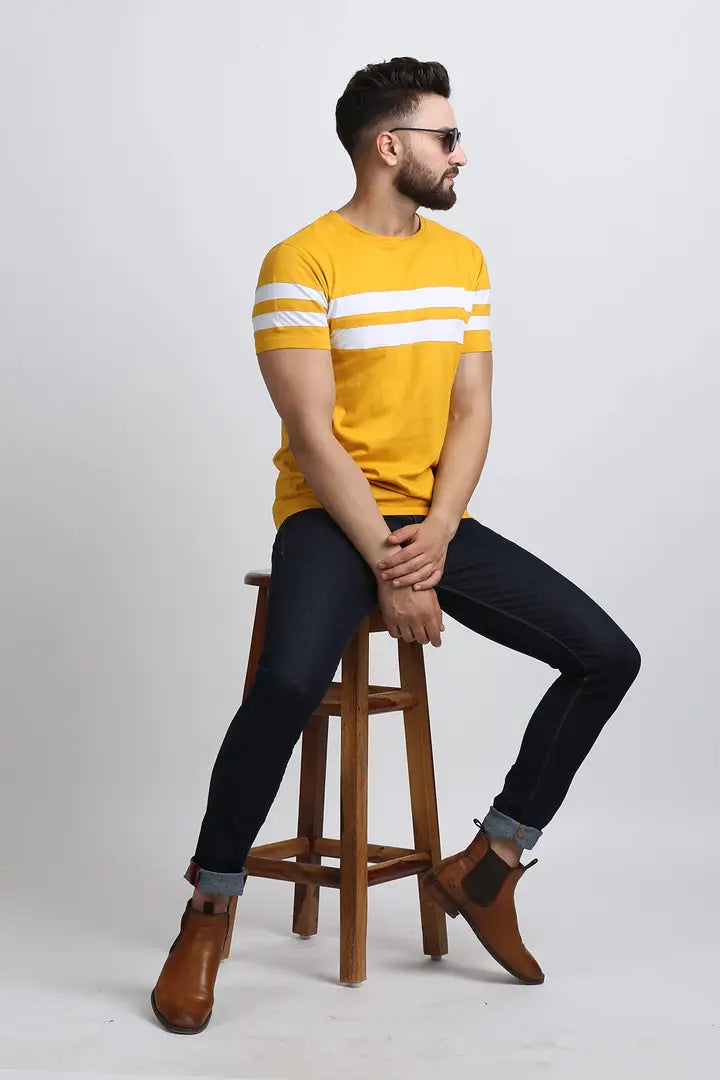 BET Branded Men's TEES (Small, CBC 2 Yellow)