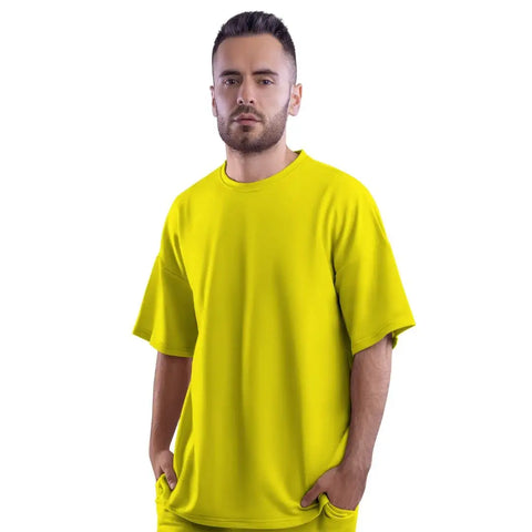 Cool Plus Solid Oversized Unisex T-Shirt
