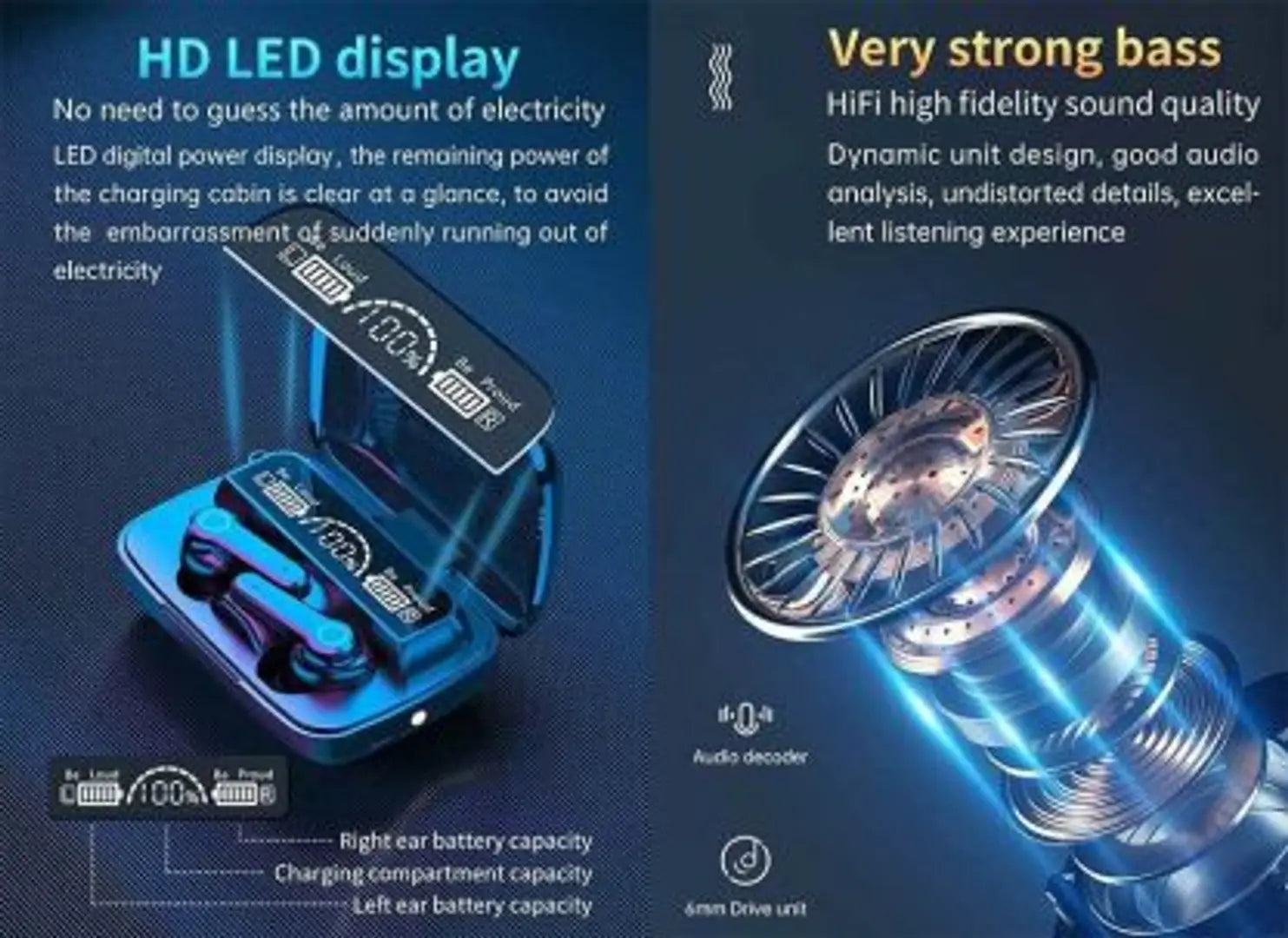 Earbuds with 280H Playtime