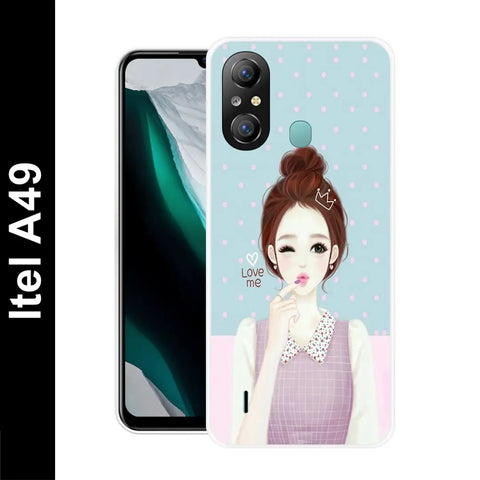 Designer Silicon Printed Mobile Covers For Intel A49