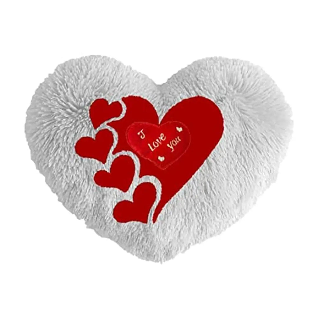 PICKKART Love Cushion Pillow (Heart Shape) (White)
