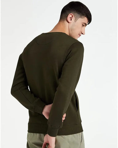 HEATHEX Men's Round Neck Full Sleeve Pullover Hodded Neck Sweatshirt