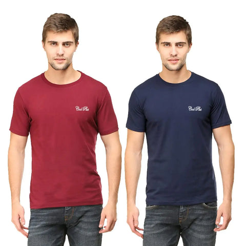 Cool Plus Men's T-Shirts Regular Fit Pack of 2