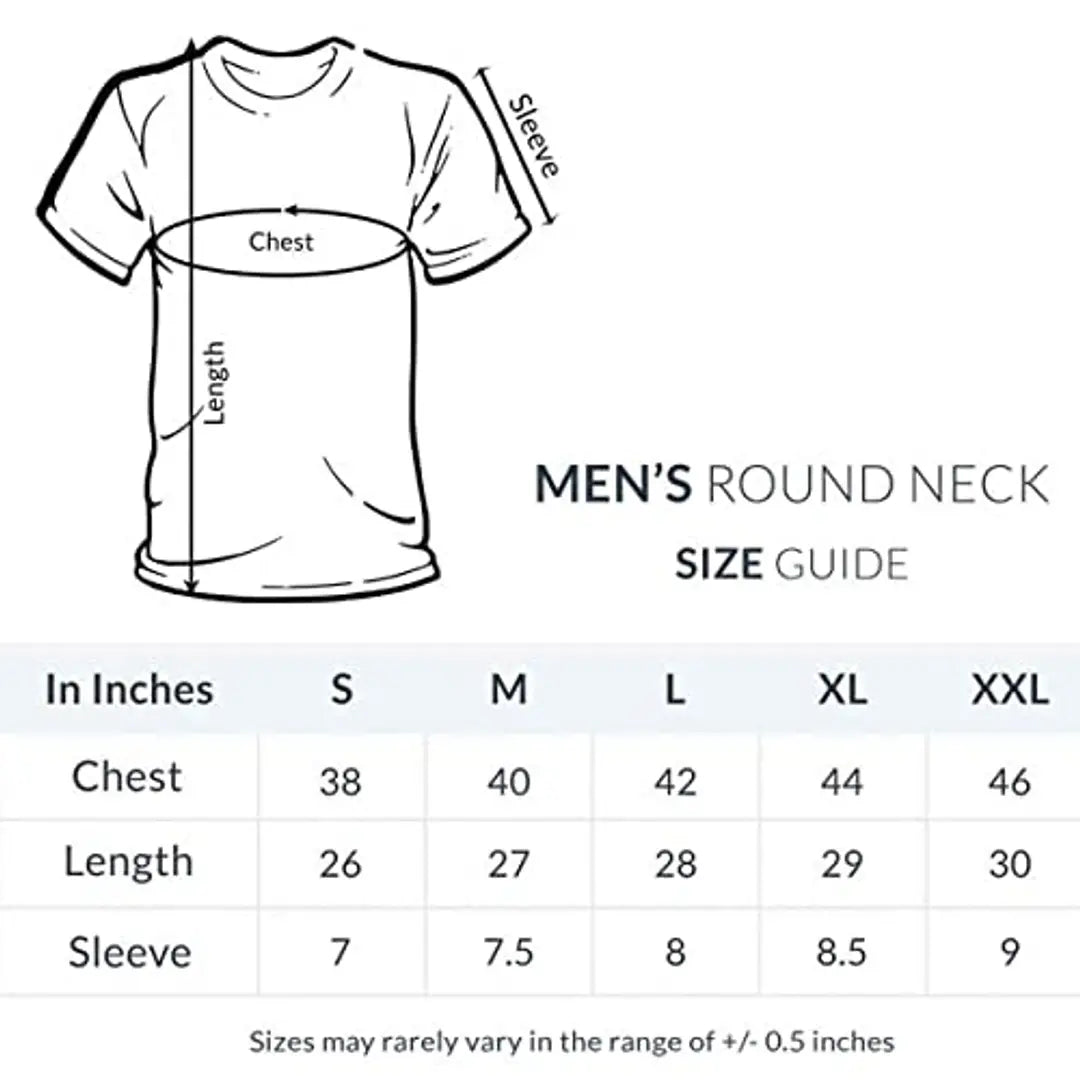NITYANAND CREATIONS Round Neck Graphic Printed White T-Shirt [Model-9900340]