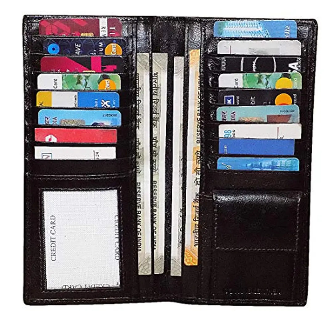 Style98 Leather ATM Credit Card Holder (Black)