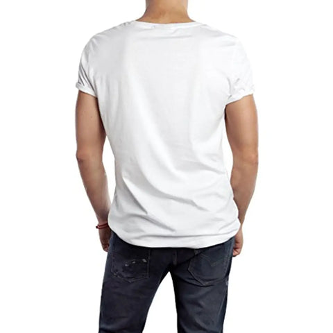 Ghantababajika Sahe Khel Gaya Yellow Round Neck Half Sleeve T-Shirt