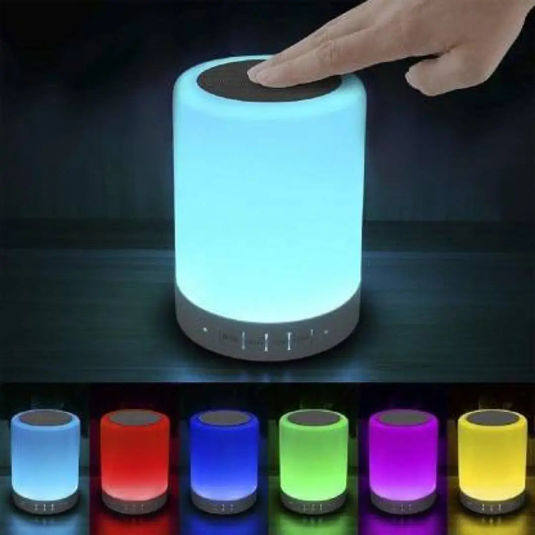 Portable Color Changing Touch Lamp 3 W  Bluetooth Speaker