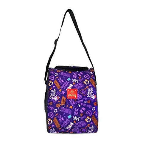 Alpha Nemesis Canvas 19 cms Purple Lunch Bag