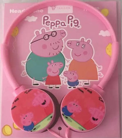 LJC Peppa Pig Headphones for Kids Built Material for Kids| Amazing Sound Quality