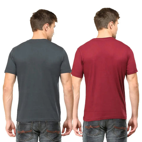 Cool Plus Men's T-Shirts Regular Fit Pack of 2