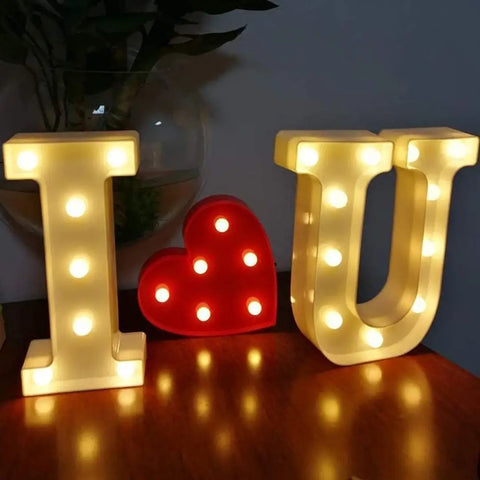 Enjoy LED Marquee Neon Love Light Sign for Decoration Decor Walls Hanging, Love Anniversary, Marriage Anniversary (I Love U)