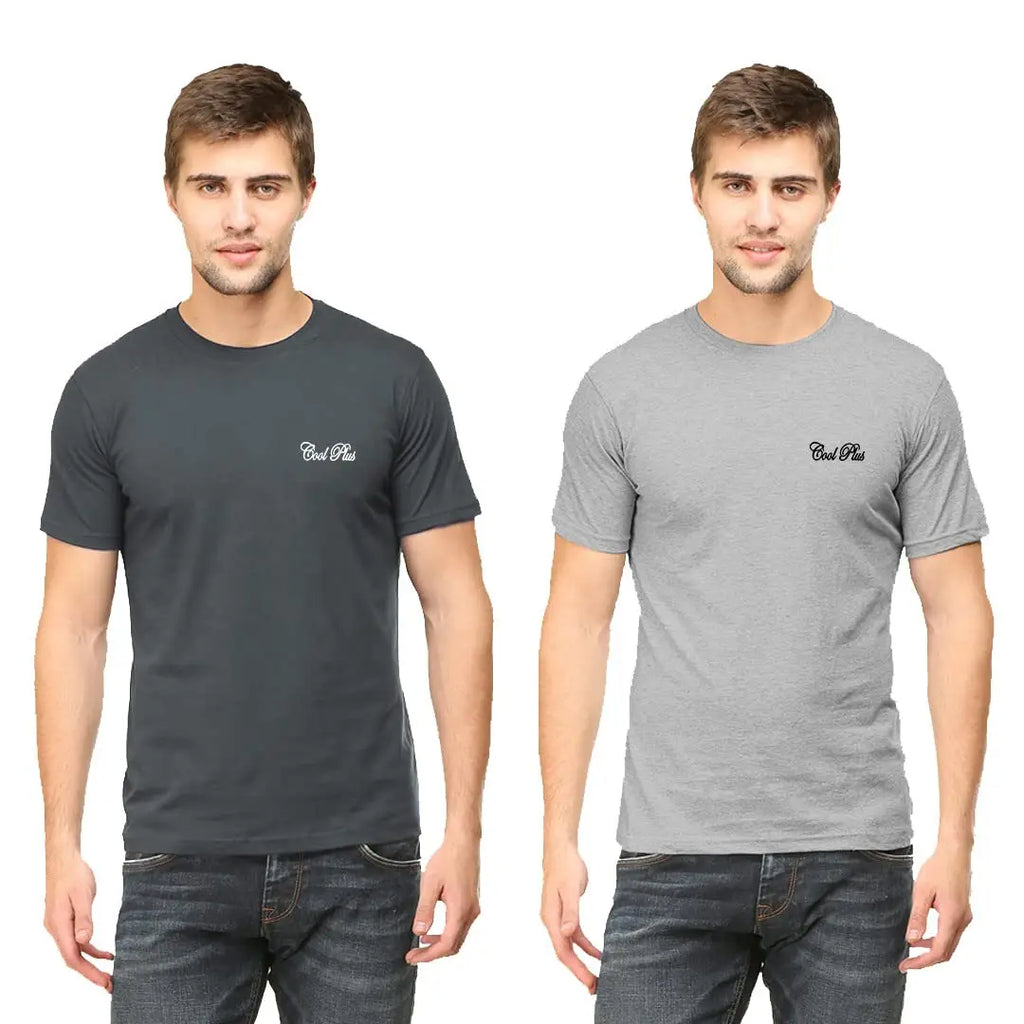 Cool Plus Men's T-Shirts Regular Fit Pack of 2