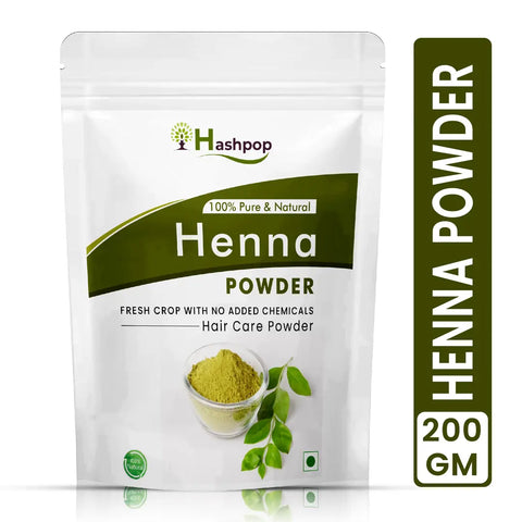 Hashpop Organic And Herbal Henna Leaf Powder For Hair Colour nbsp;200G