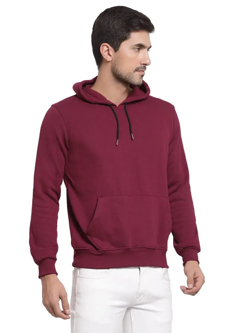 HEATHEX Men's Pullover EcoSmart Stylish Cotton Fleece Hooded Neck Sweatshirt