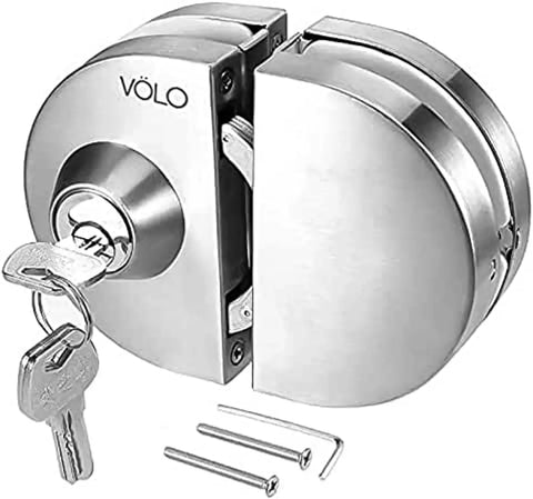 Central Door Lock for Home Main Door with 3 Pin Cylinder Keys and Bullet DeadBolts | Operated from Both Side of The Door | Slim Design, Small Size Pocket Friendly Keys (3Keys)