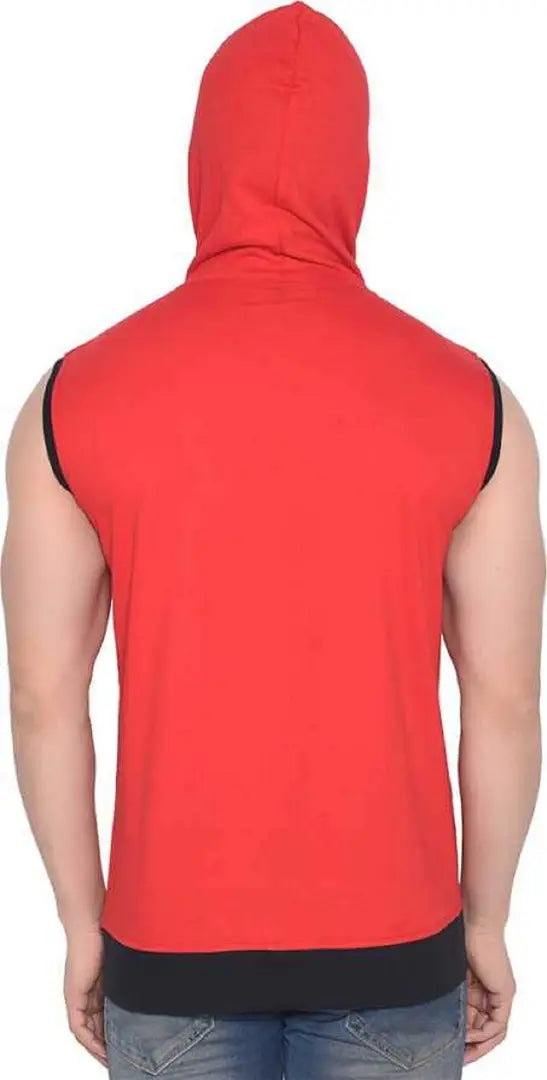 RiseMax Cotton Blend Cut Sleeve Round Neck Regular Fit T-Shirt for Men