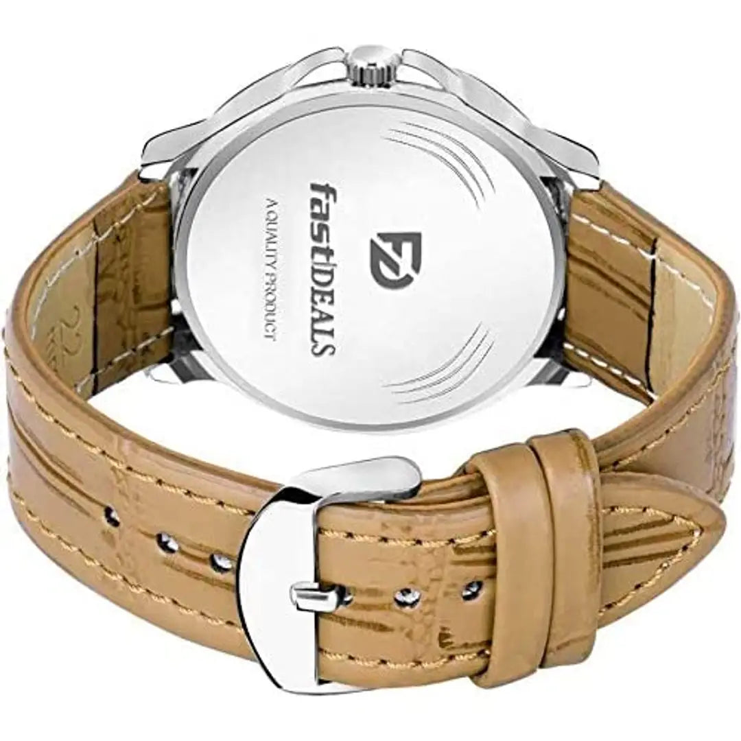Fastdeals Analogue White Dial Day and Date Boy's and Men's Watch