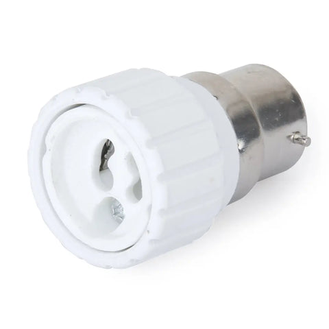 MAXBELL LED Halogen CFL Light Bulb Lamp Adapter B22-GU10 Bayonet Socket Converter