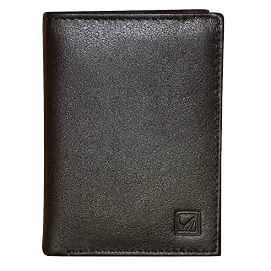 Style98 Black Leather Unisex Card Holder (33203NA38)